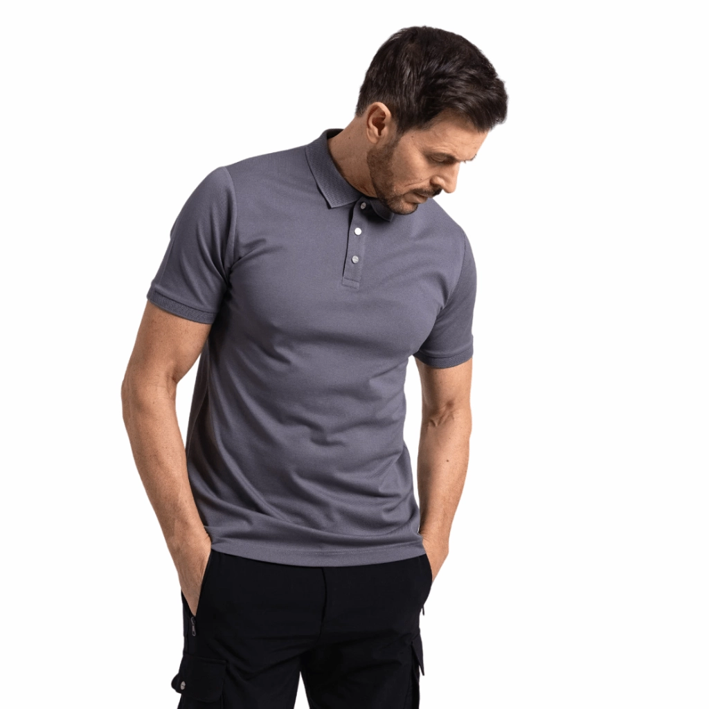 Temperature Control Fabric AllWeatherComfort Marai Pique SS Polo Men