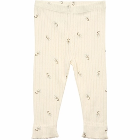 Flexible Waistline Design Athletic Performance Sofie Schnoor Antique White Leggings