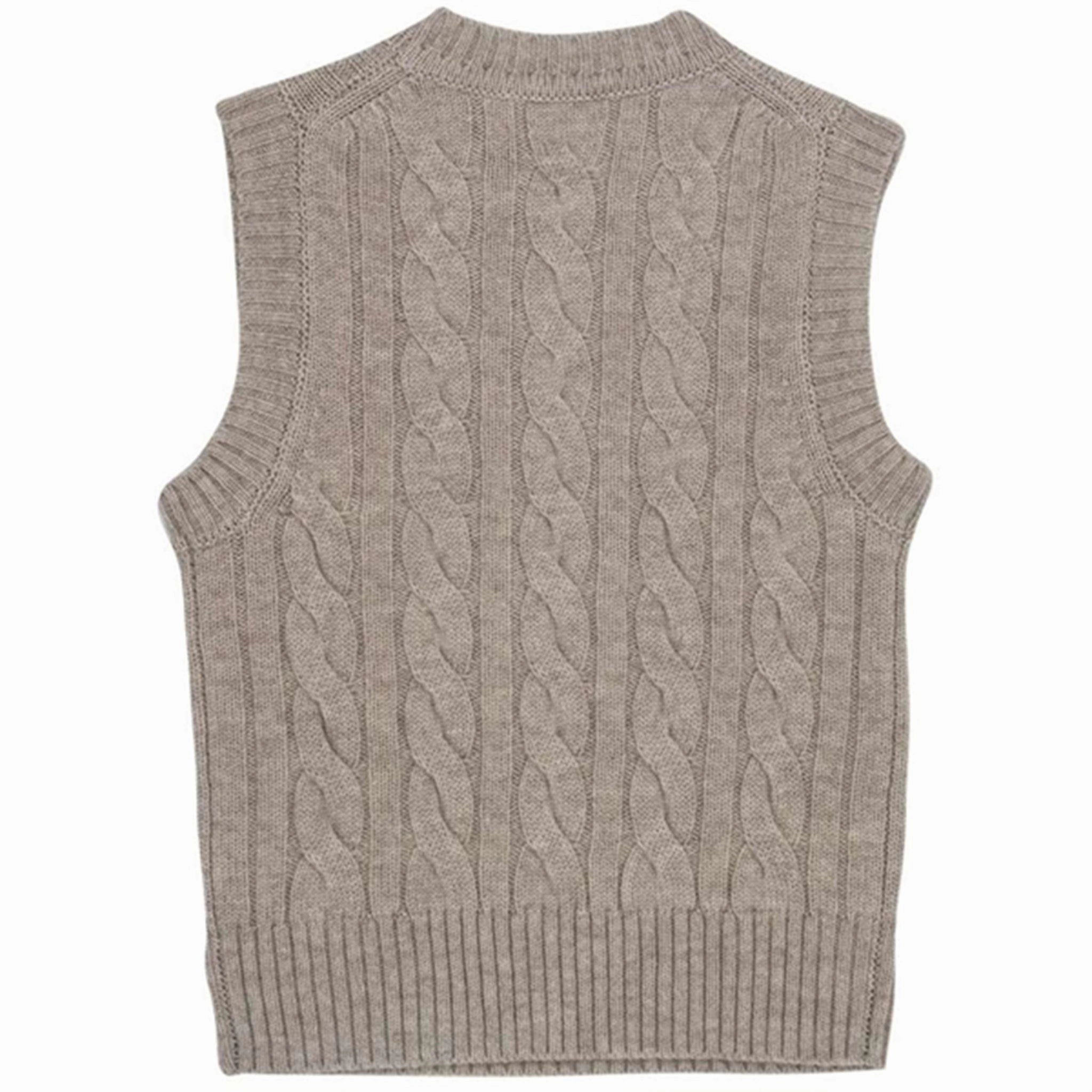 Layered Structure HOLMM Millet Meri Wool Knit Vest
