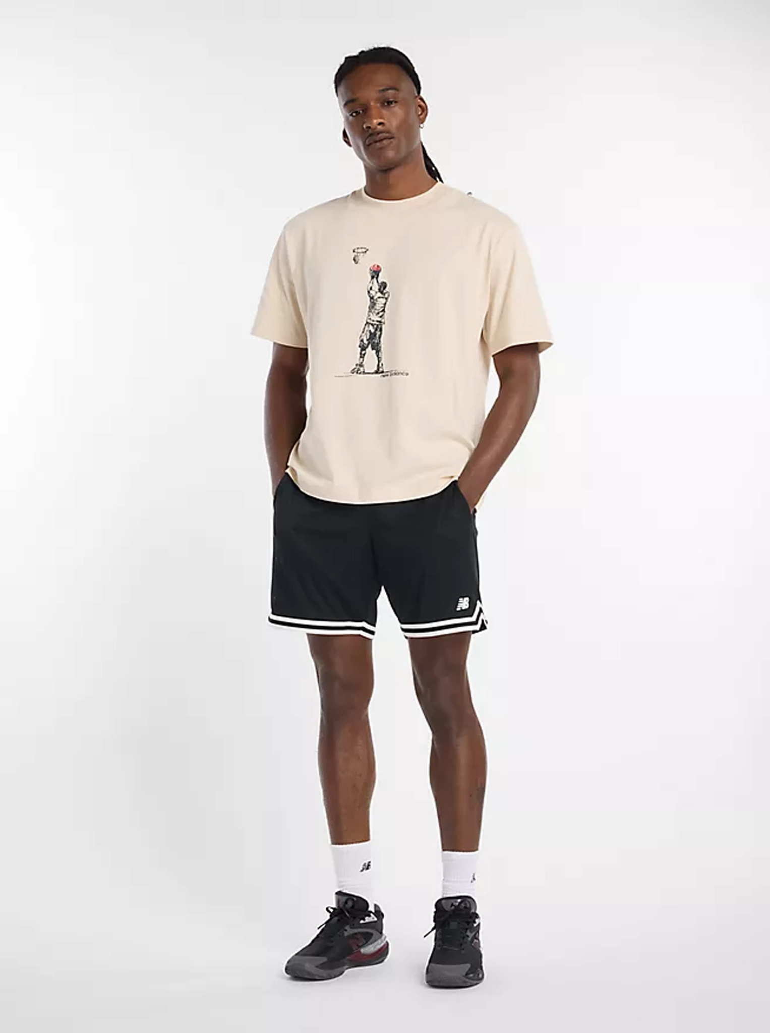 Sports Outfit Hoops Player Graphic T-Shirt