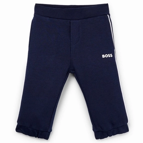 Hugo Boss Baby Sweatpants Navy aftersun HighVisibility Trim