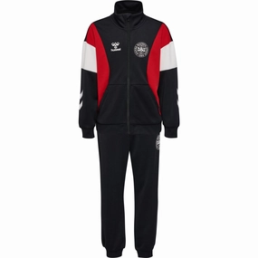 Hummel Black DBU Gameday Track Suit BondedSeamlessConstruction Striped designs