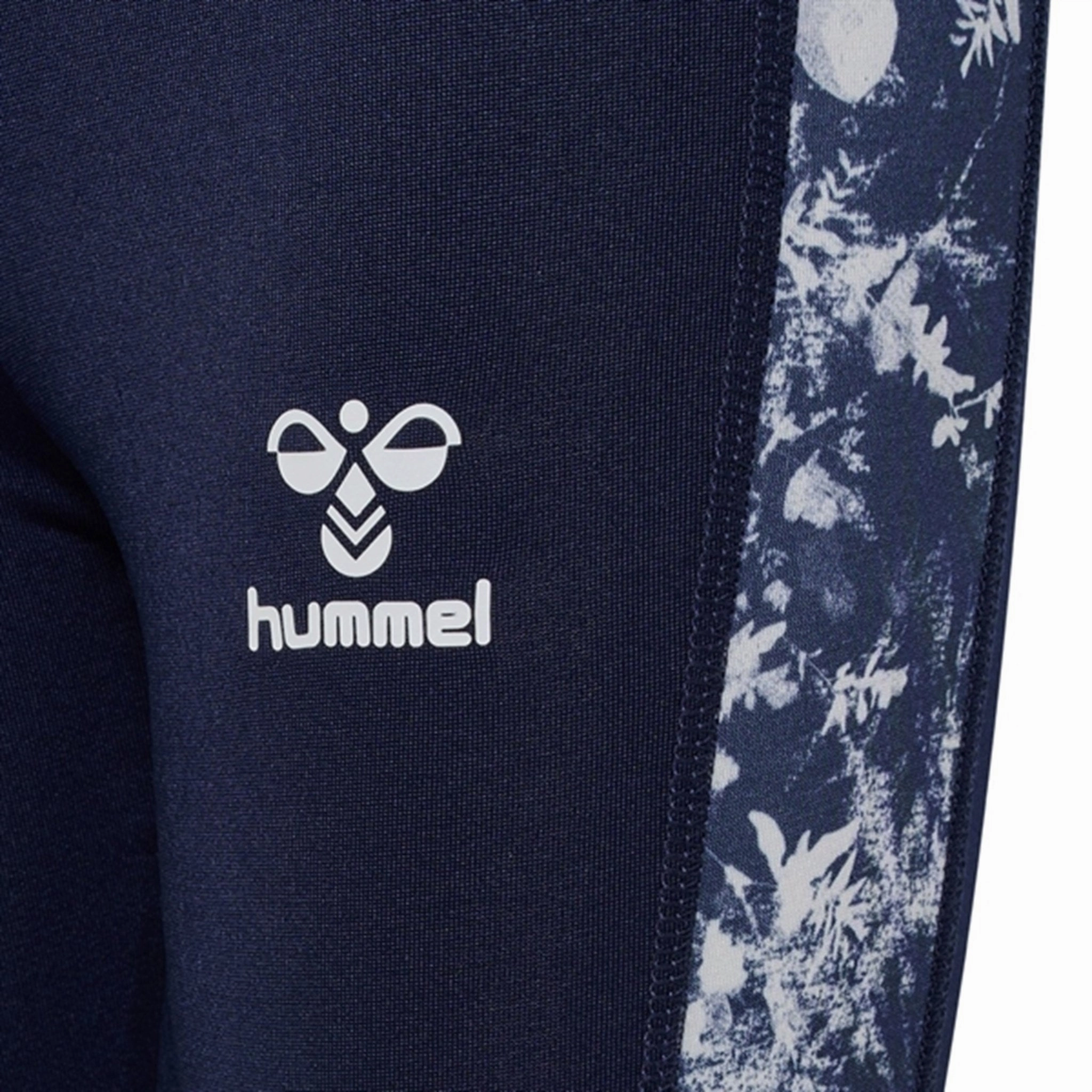 Hummel Black Iris Nanna Leggings Fade Resistant Work Commute