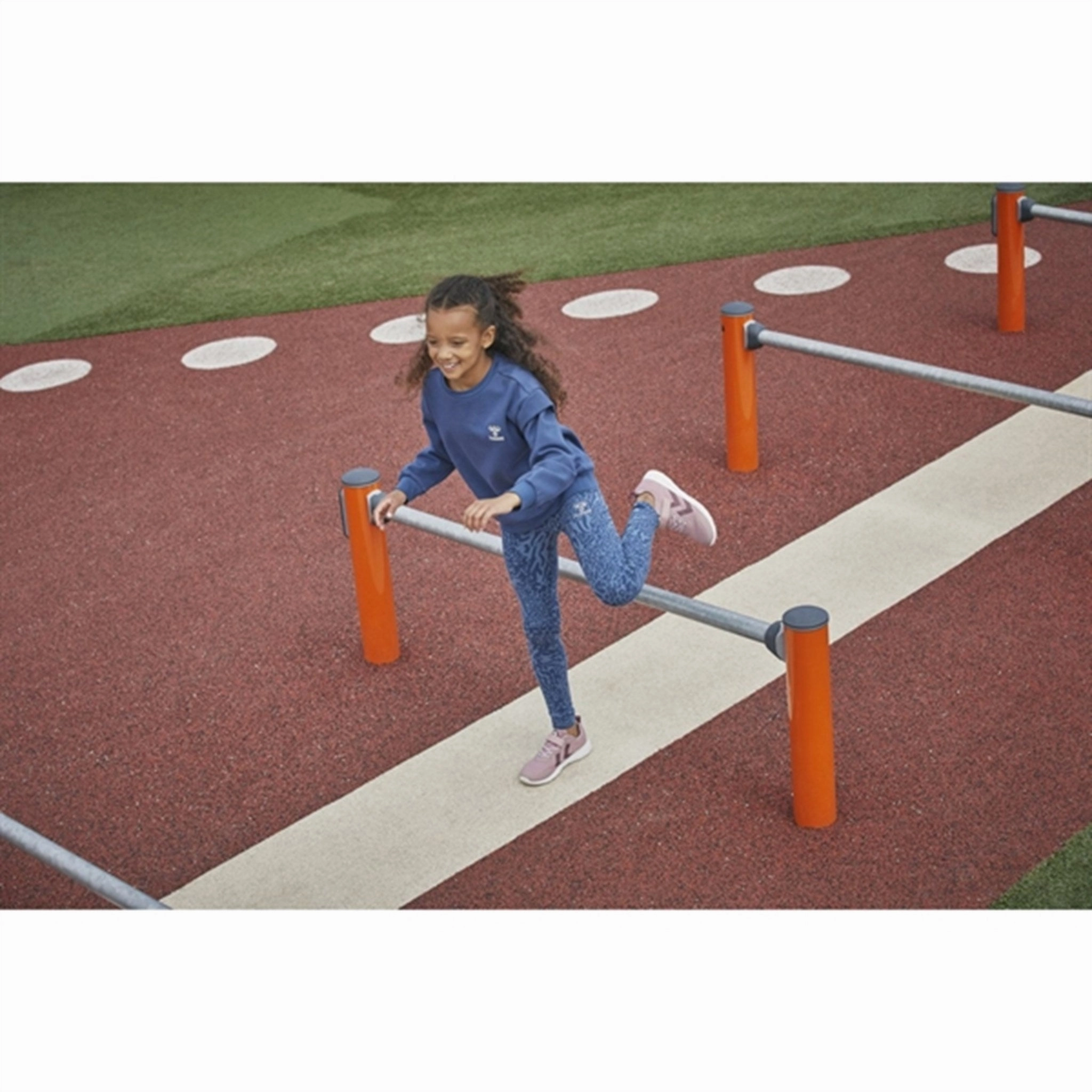 Durable Fabric Hummel Dark Denim Wild Leggings