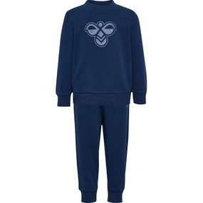 plus-size clothing Hummel Dress Blues Mini Jersey Crewsuit Bee