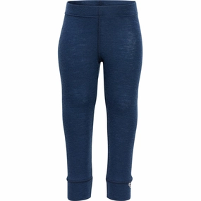 Slim Fit Hiking Trail Hummel Dress Blues Mini Wool Rib Tights