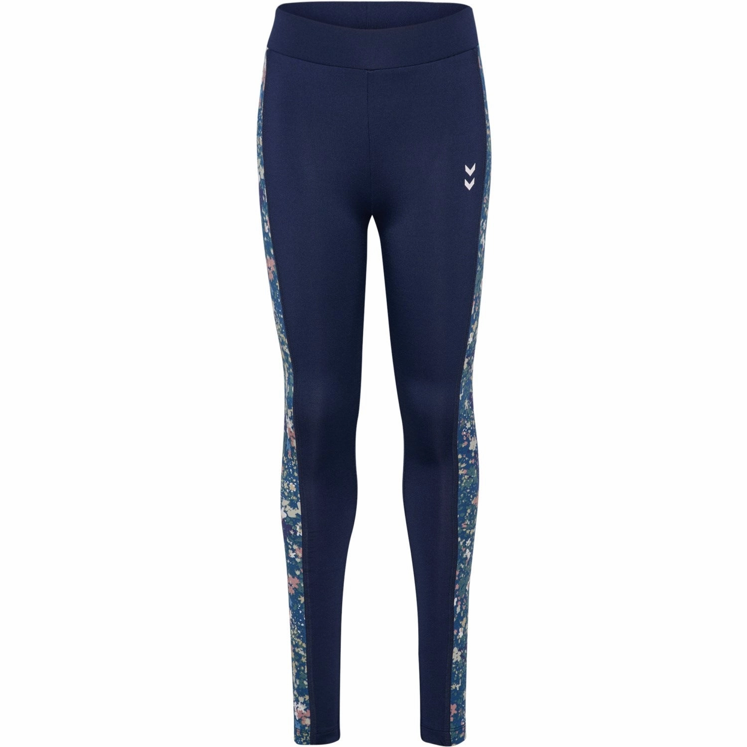 yoga session Hummel Dress Blues/Riverside Mix Mid Waist Tights