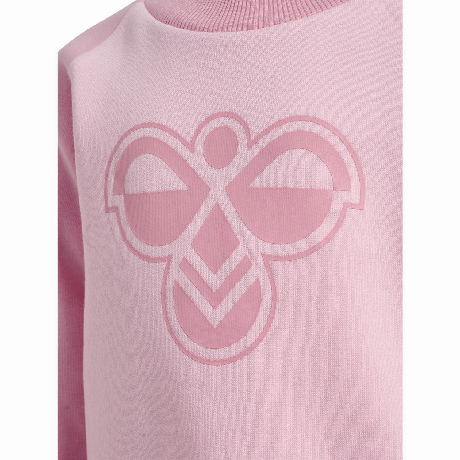 Hummel Pink Nectar Mini Reg Bumble Sweat Set Traditional