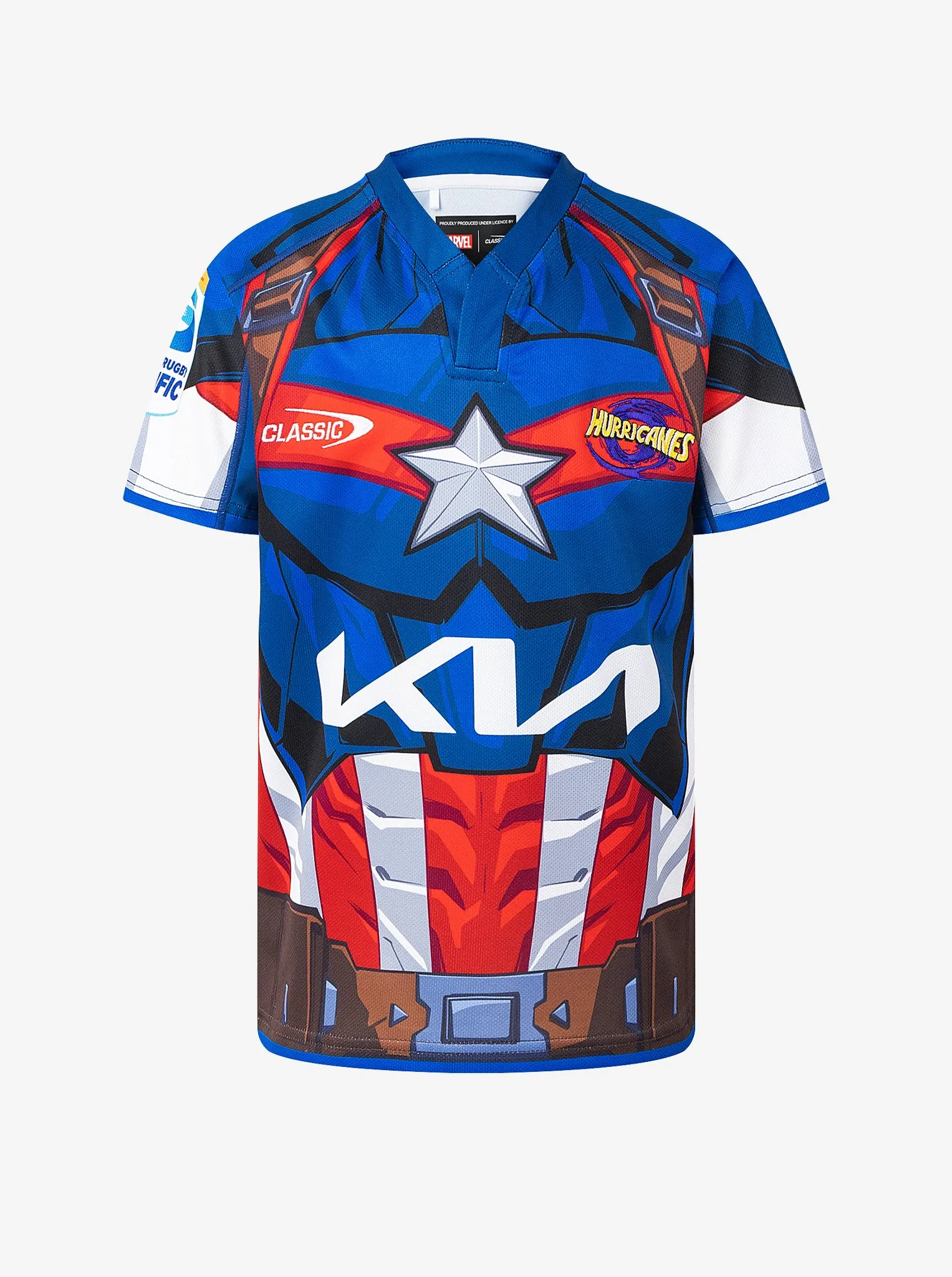 Quick Motion Hurricanes Captain America Youth Jersey