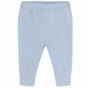 Hust & Claire Baby Dusty Blue Gus Sweatpants Anatomical Arch Support