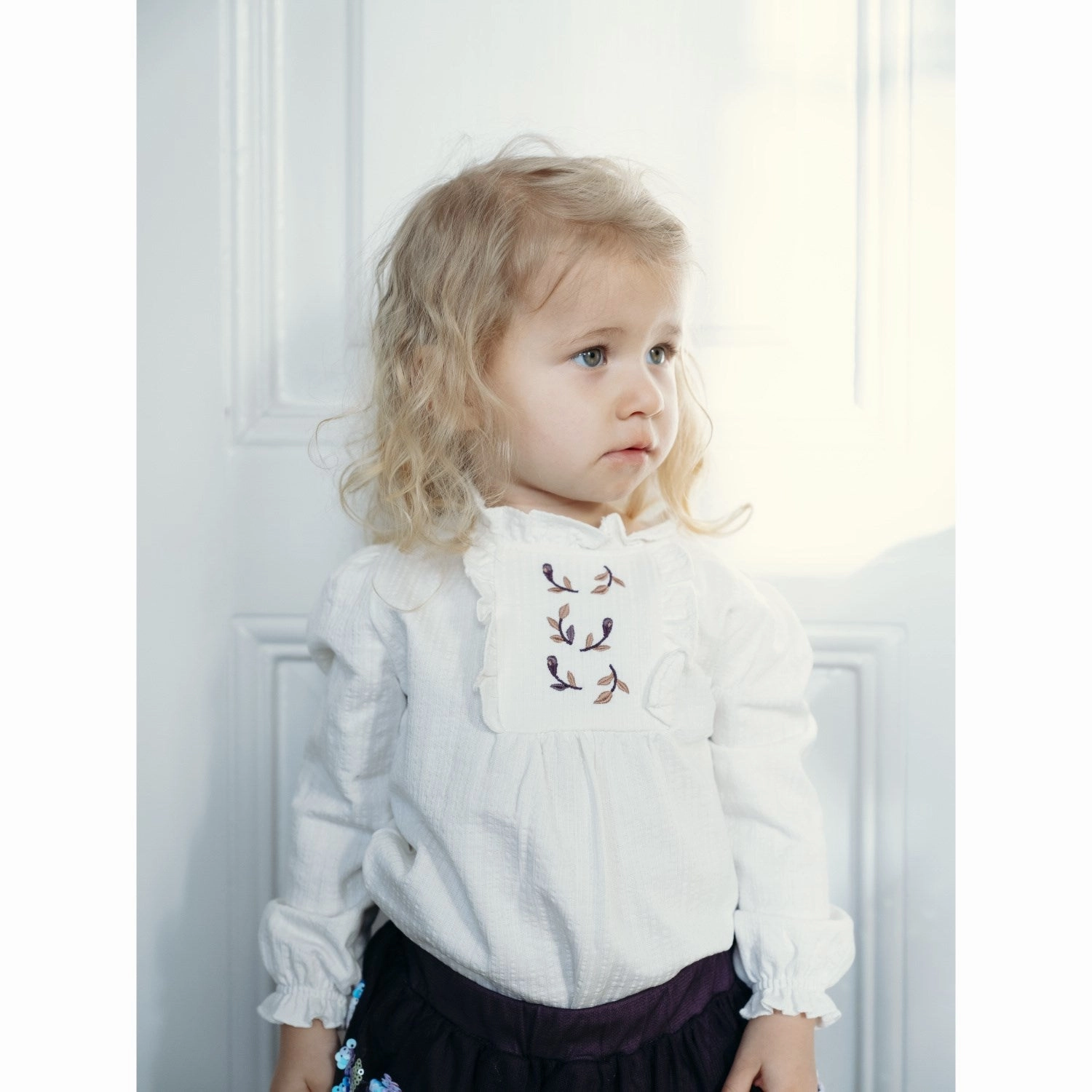 Tear Resistant Material Hust & Claire Dark Plum Ninna Skirt