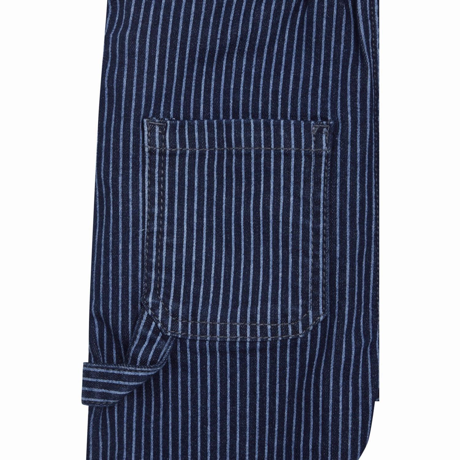 ElasticWaist ErgonomicArticulatedDesign Hust & Claire Denim Blue Baby Mads Overalls