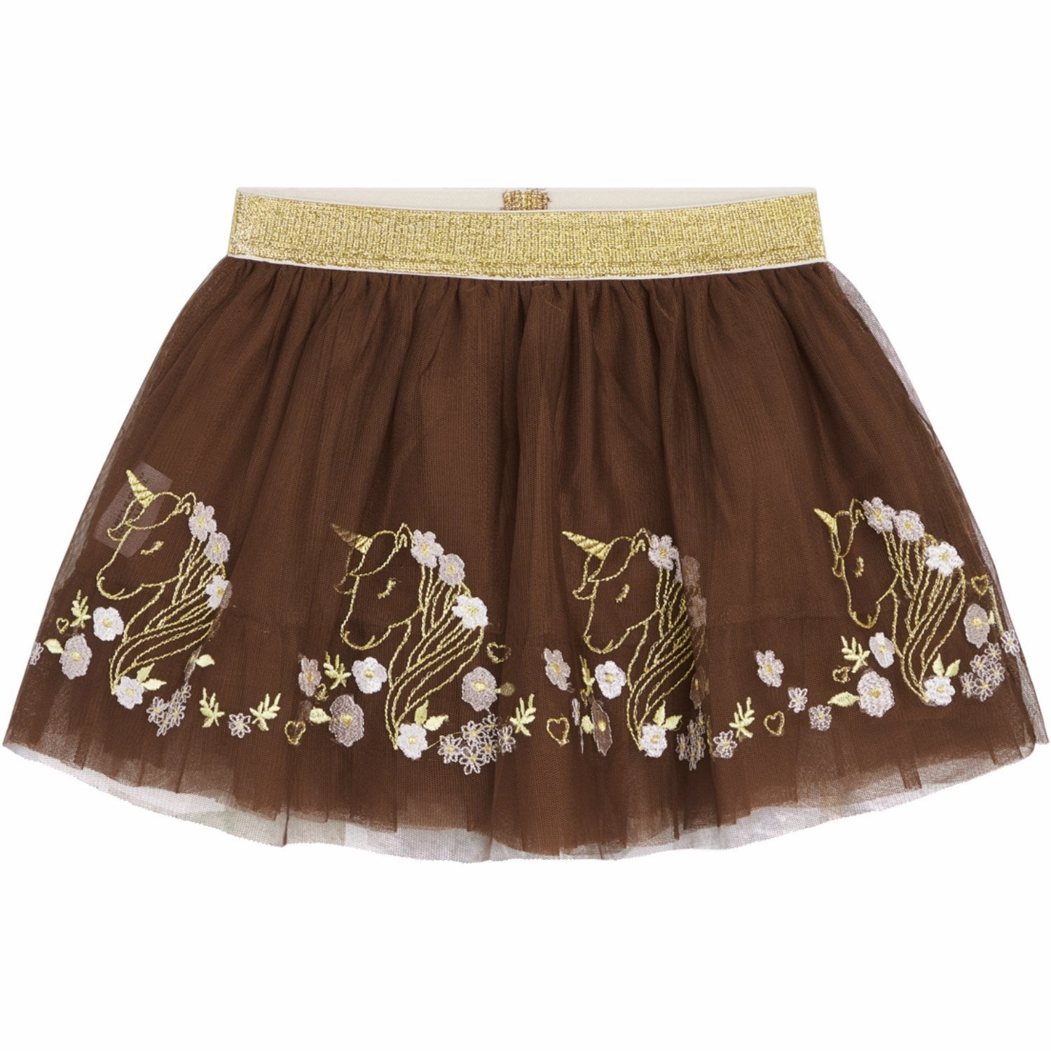 A Line Cut Breezy Look Hust & Claire Horse Mini Ninna Skirt