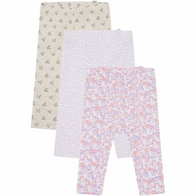 Reinforced Stitching Hust & Claire Wheat Melange Liva Leggings 3-pack