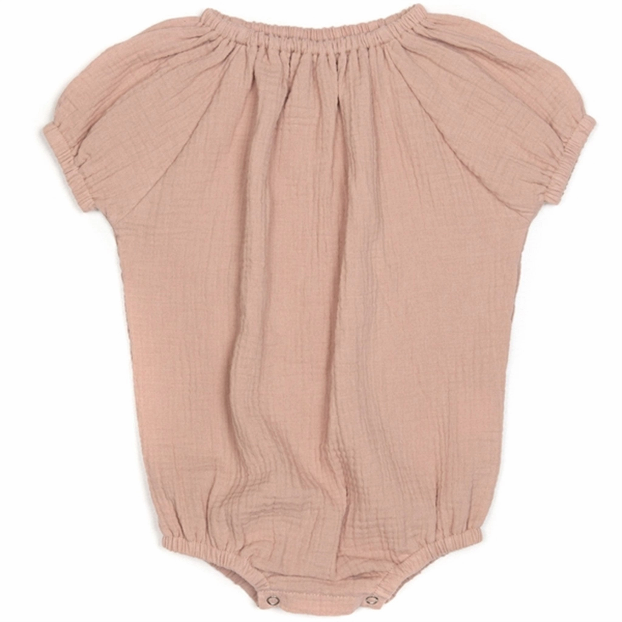 Active Luxury Versatile Everyday Huttelihut LComfy Muslin Romper Old Rose