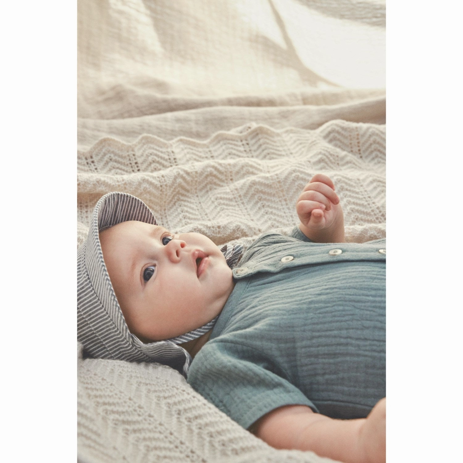 Holiday Worker Huttelihut Lily Pad Playsuit Muslin