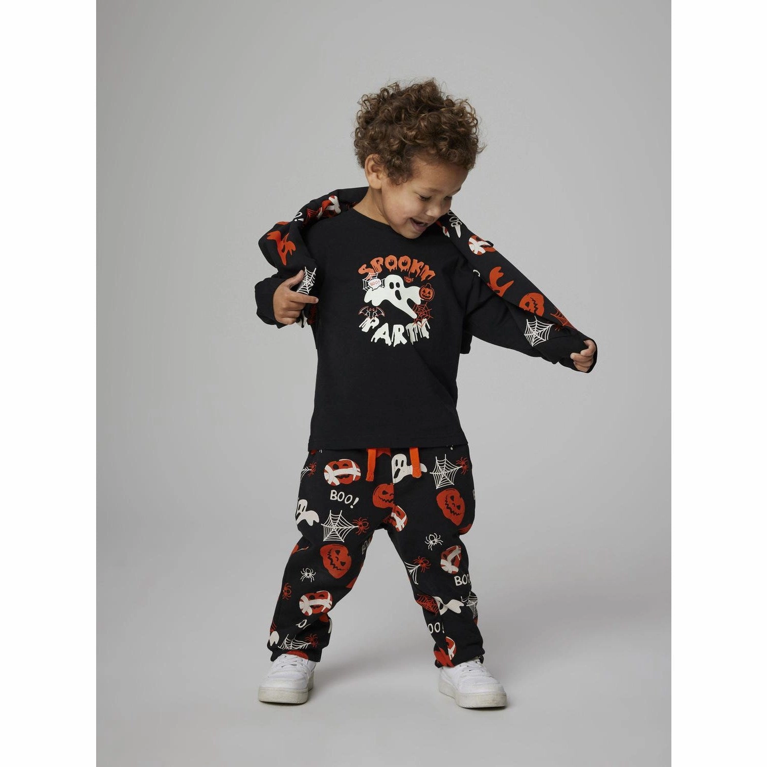 Name It Black Nmnopal Nreg Sweat Pants Bru Box nylon elastane