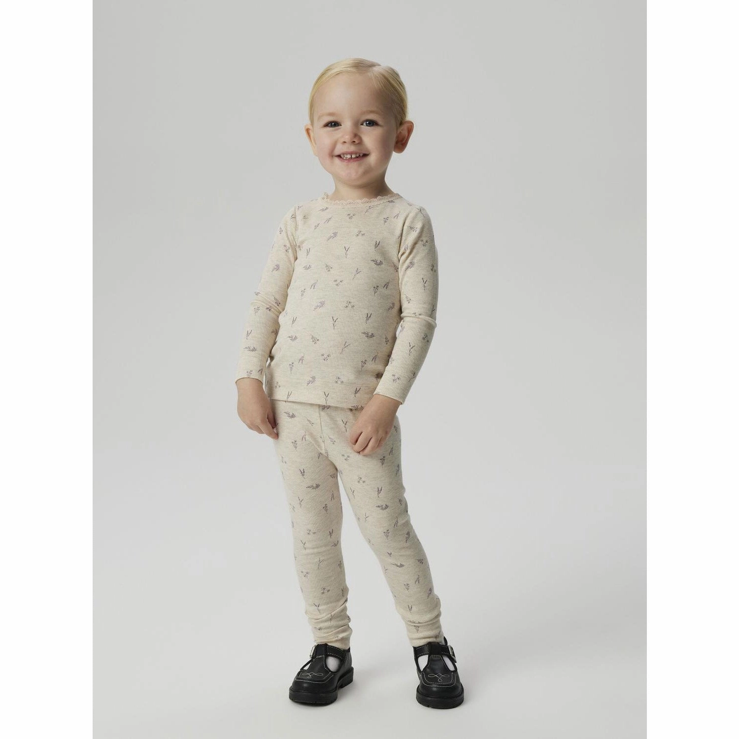 UltraSoft Lining Body Hug Name It Peyote Melange Small Flower Dabua Leggings