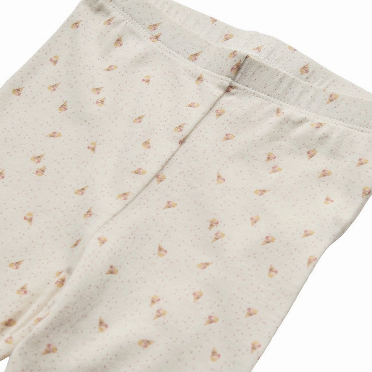 Recycled Polyester Blend Anti Static Fabric Sofie Schnoor Antique White Leggings