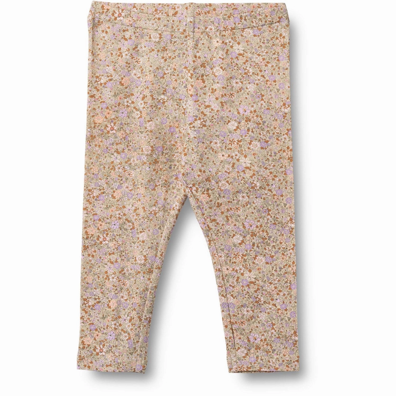 Wheat Lilac Flower Meadow Jersey Leggings Jules For Kids Rib Knit