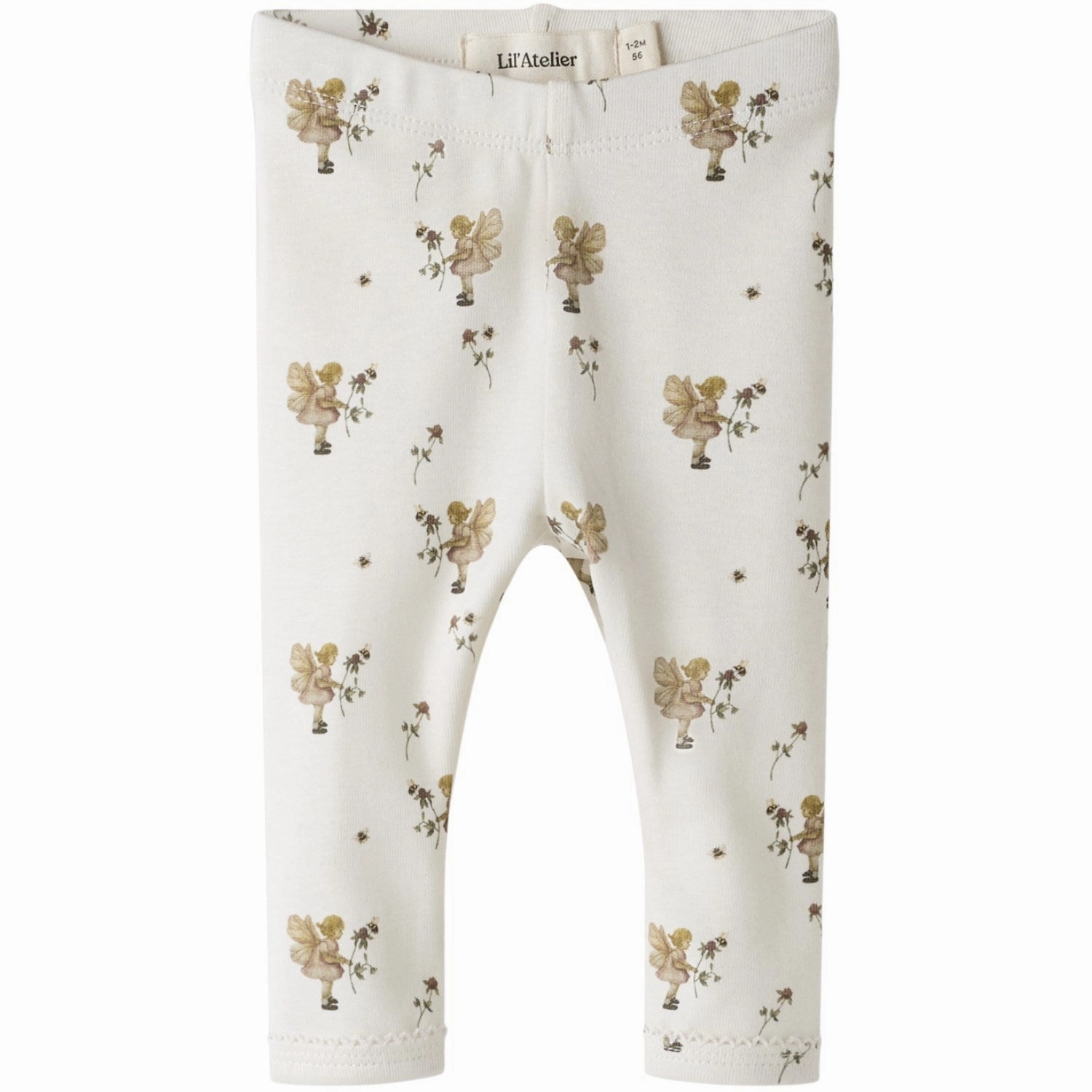 Lil'Atelier Coconut Milk Nbflayo Sin Slim Leggings Lil Morning Jog Pro Athlete