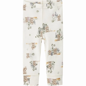 Name It Snow White Willu Wool Legging Unisex Style Body Shaping