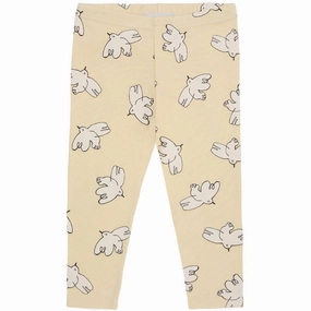 Comfortable Layers Non See Pilates Session Bobo Choses Light Yellow Freedom Bird All Over Legging