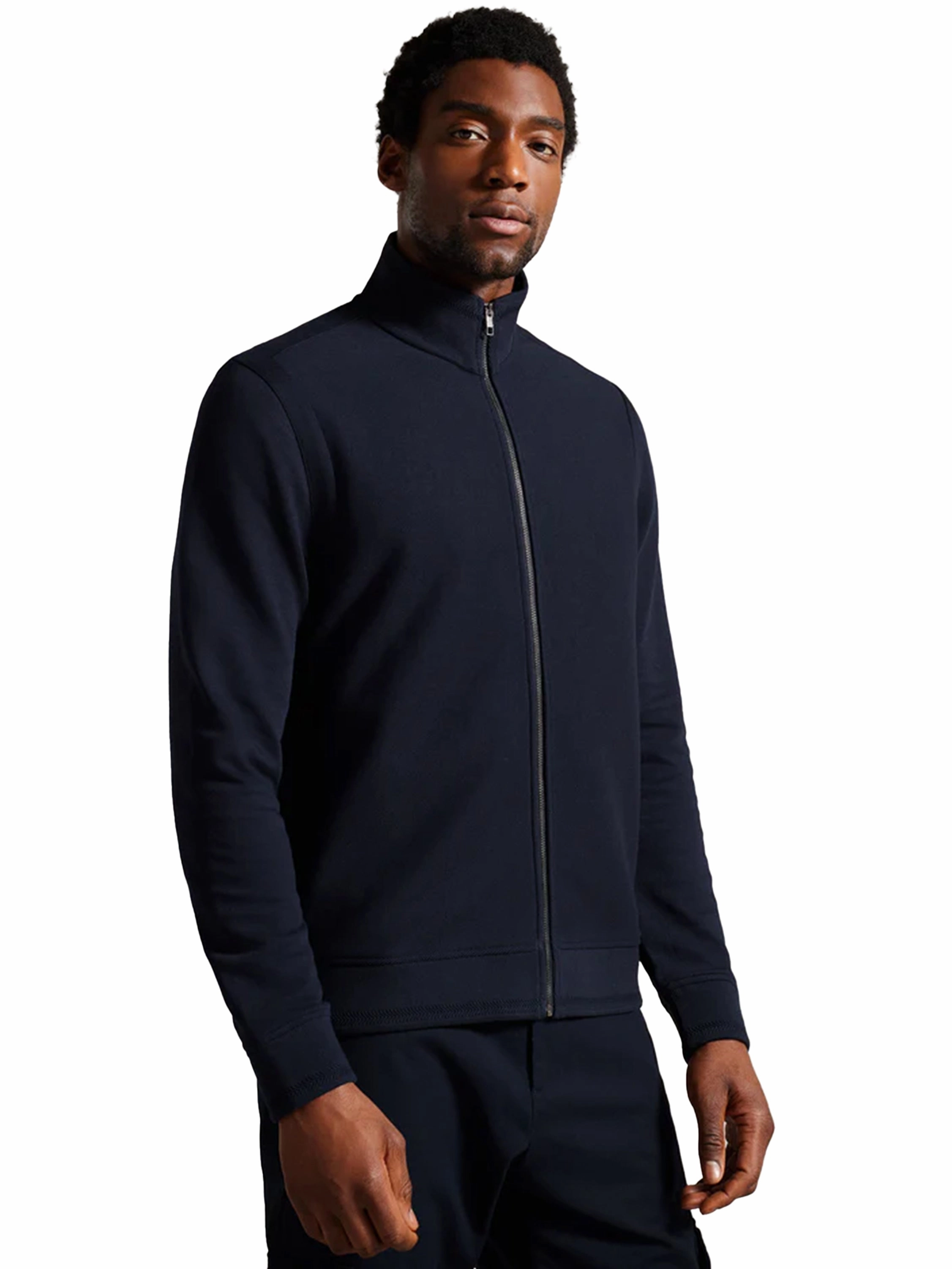 Ted Baker | Mens Full Zip Funnel Neck Jumper - Phloem Chill Style Moisture wicking