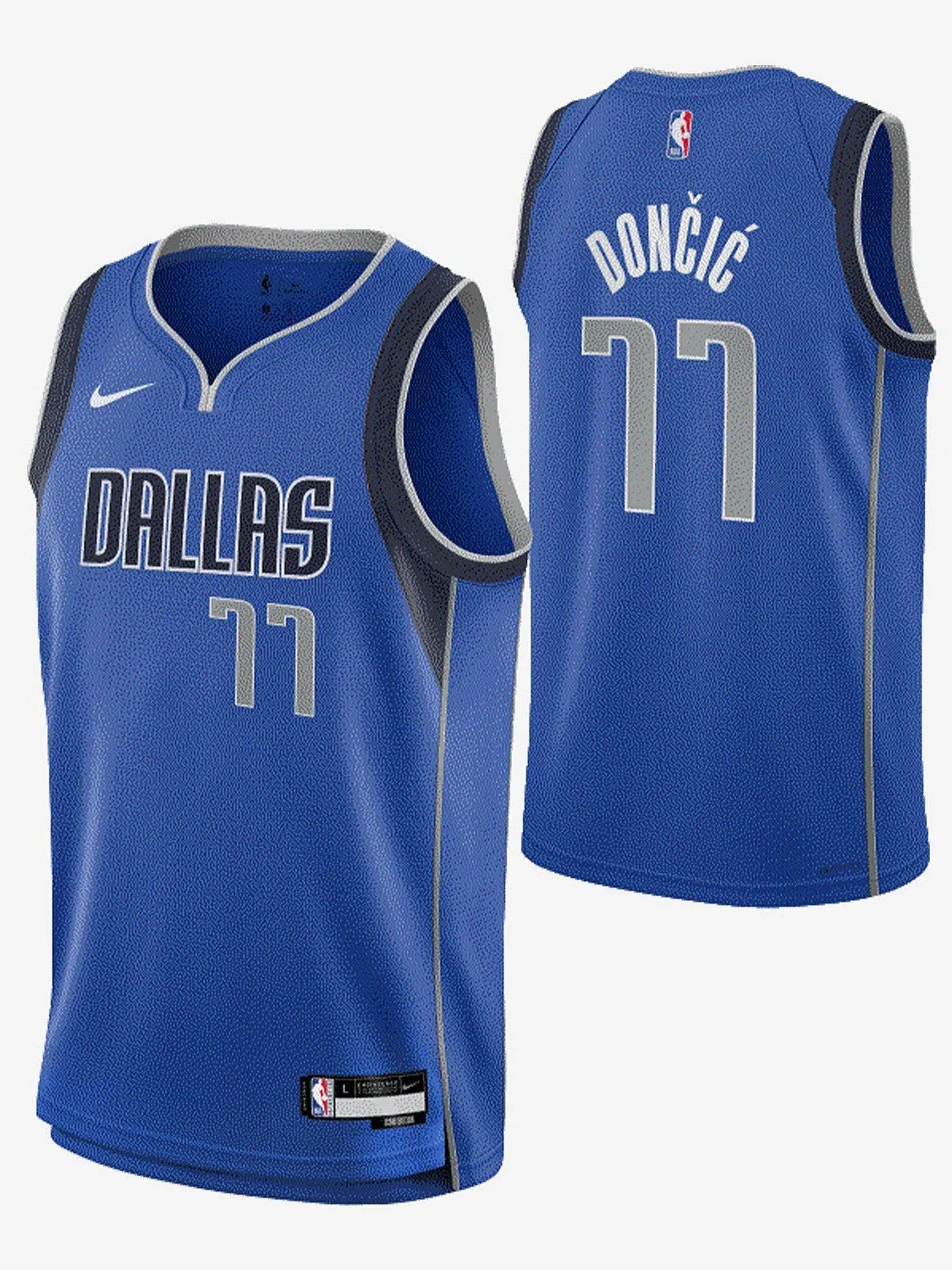 Icon Swingman Jersey Dallas Mavericks Youth Fade Resistant Dye Weightless Layer