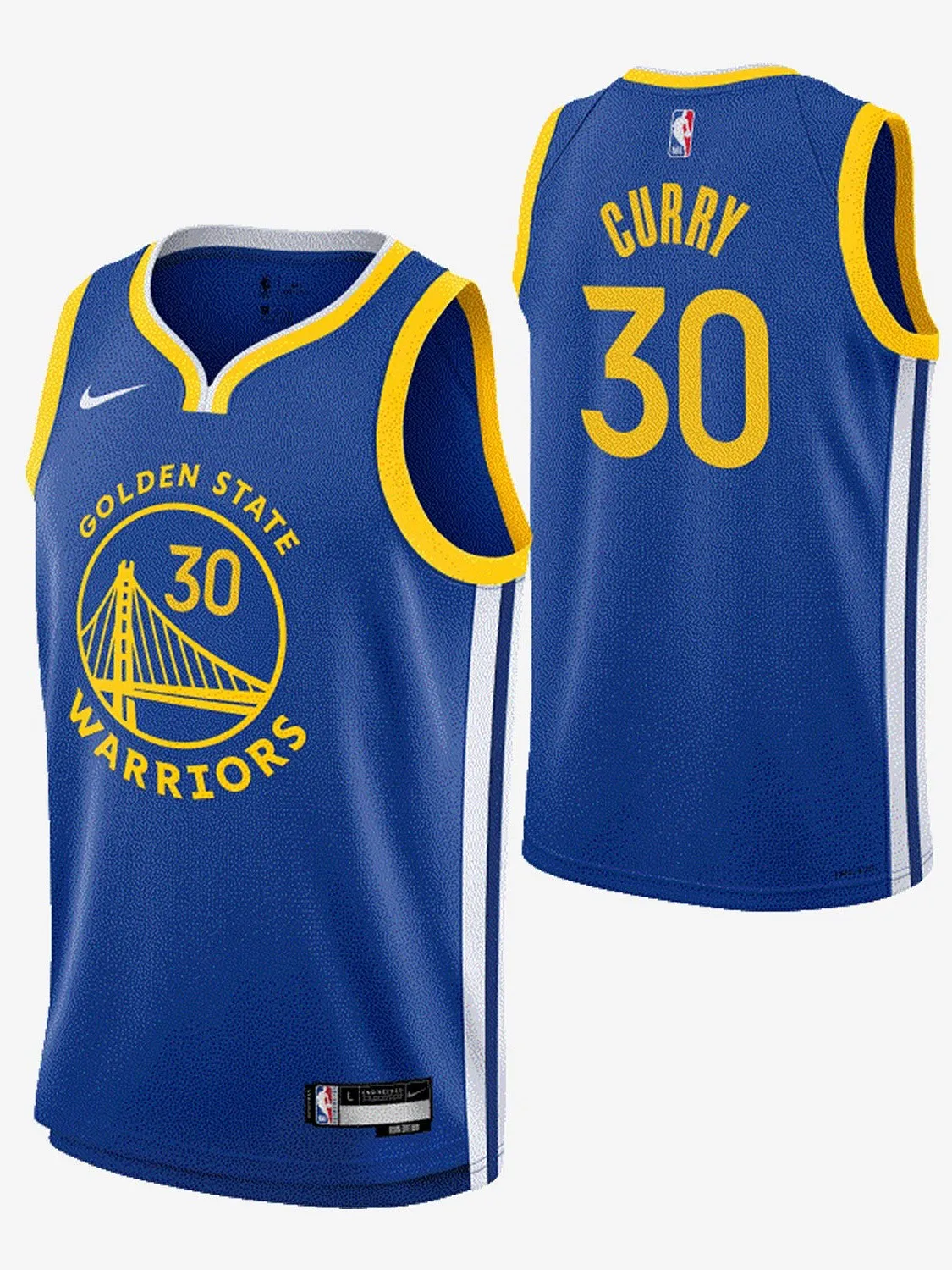 Compression Fit Engineering Icon Swingman Jersey Golden State Warriors Youth