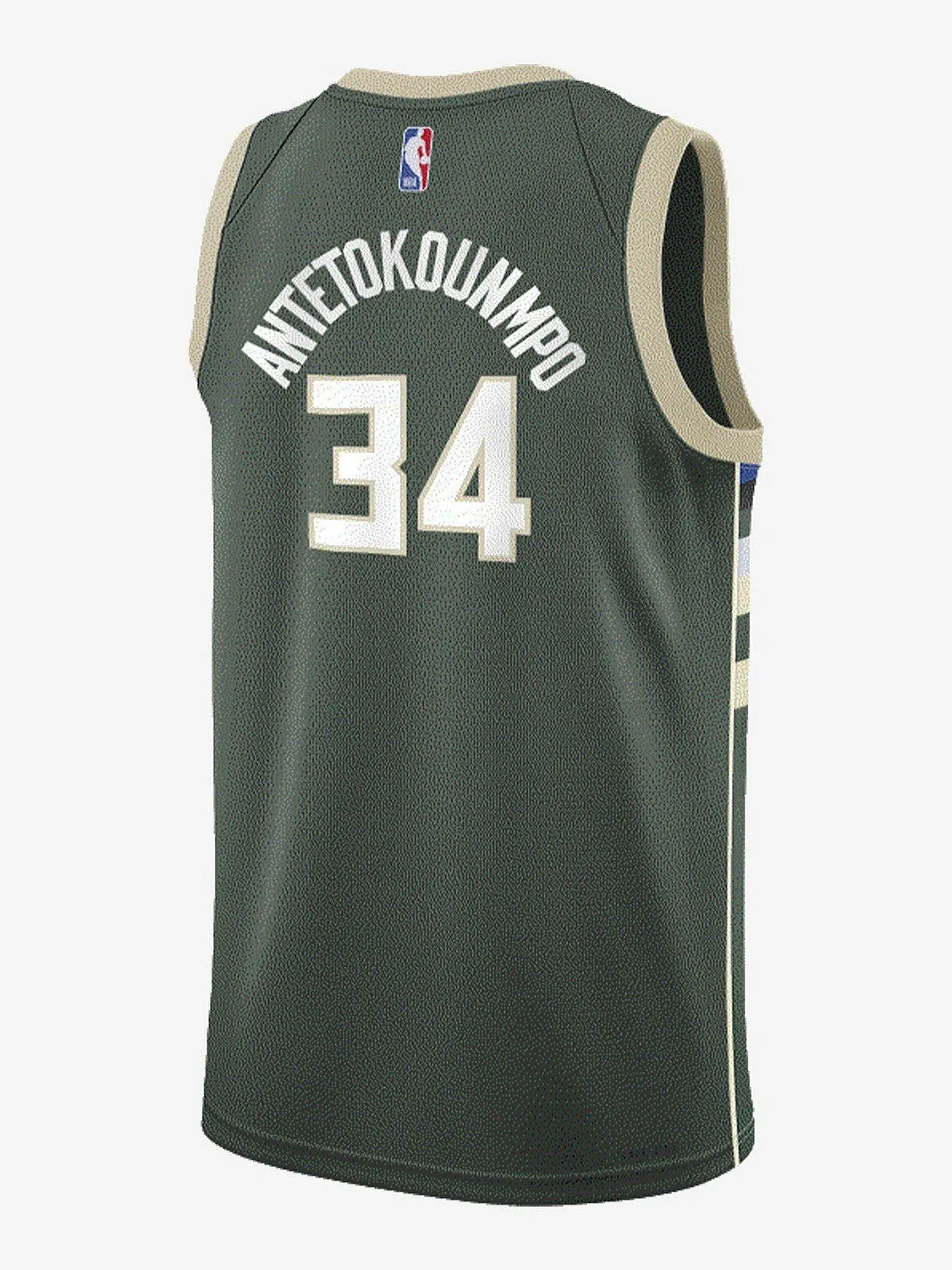 Recycled Material Blend Icon Swingman Jersey Milwaukee Bucks Youth