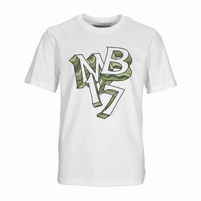 Heathered Fabric Moda Bandidos Line Zig Green MB17 T-Shirt Junior