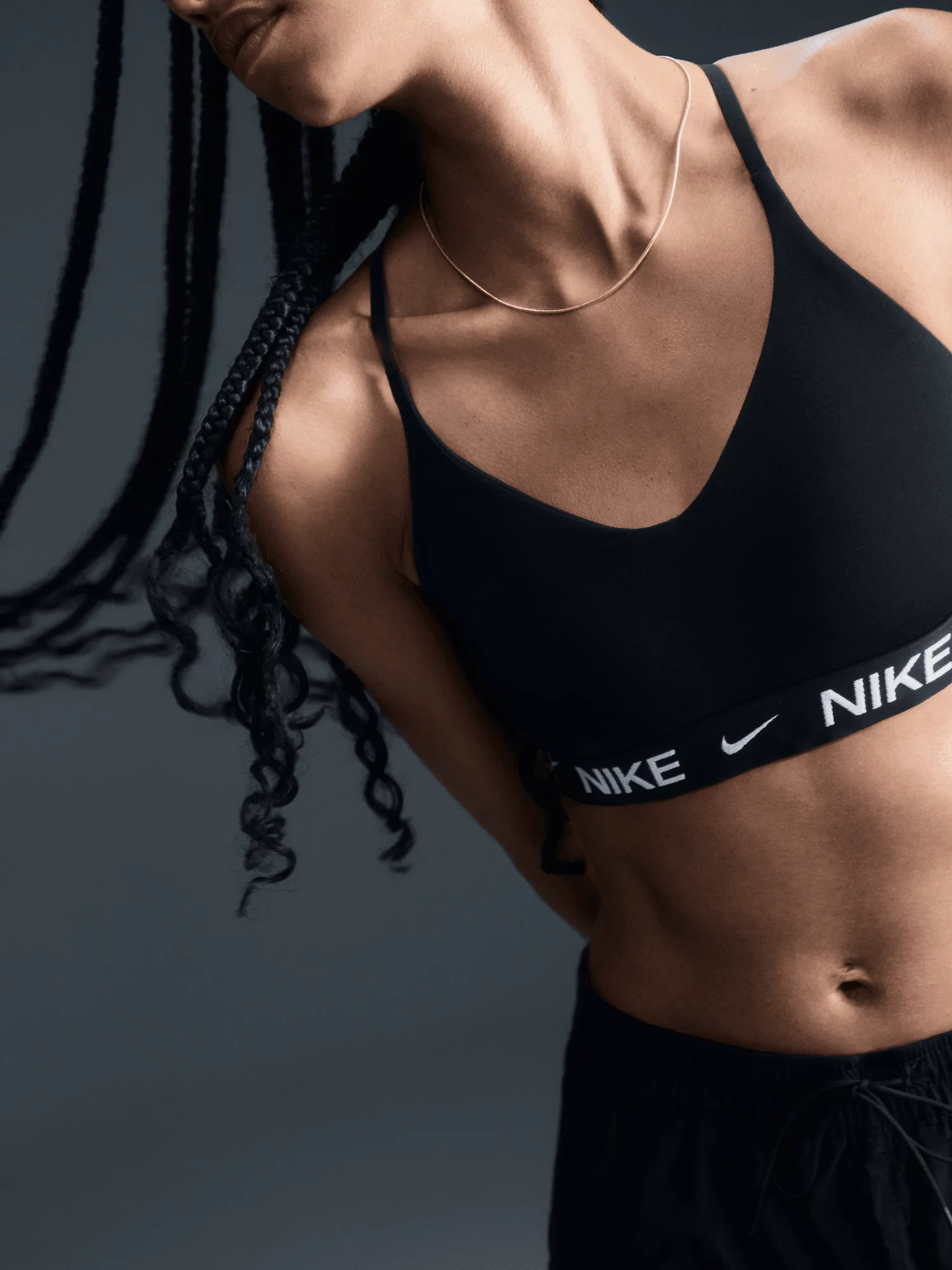 Indy Light Support Padded Sports Bra Training Gear High Neck