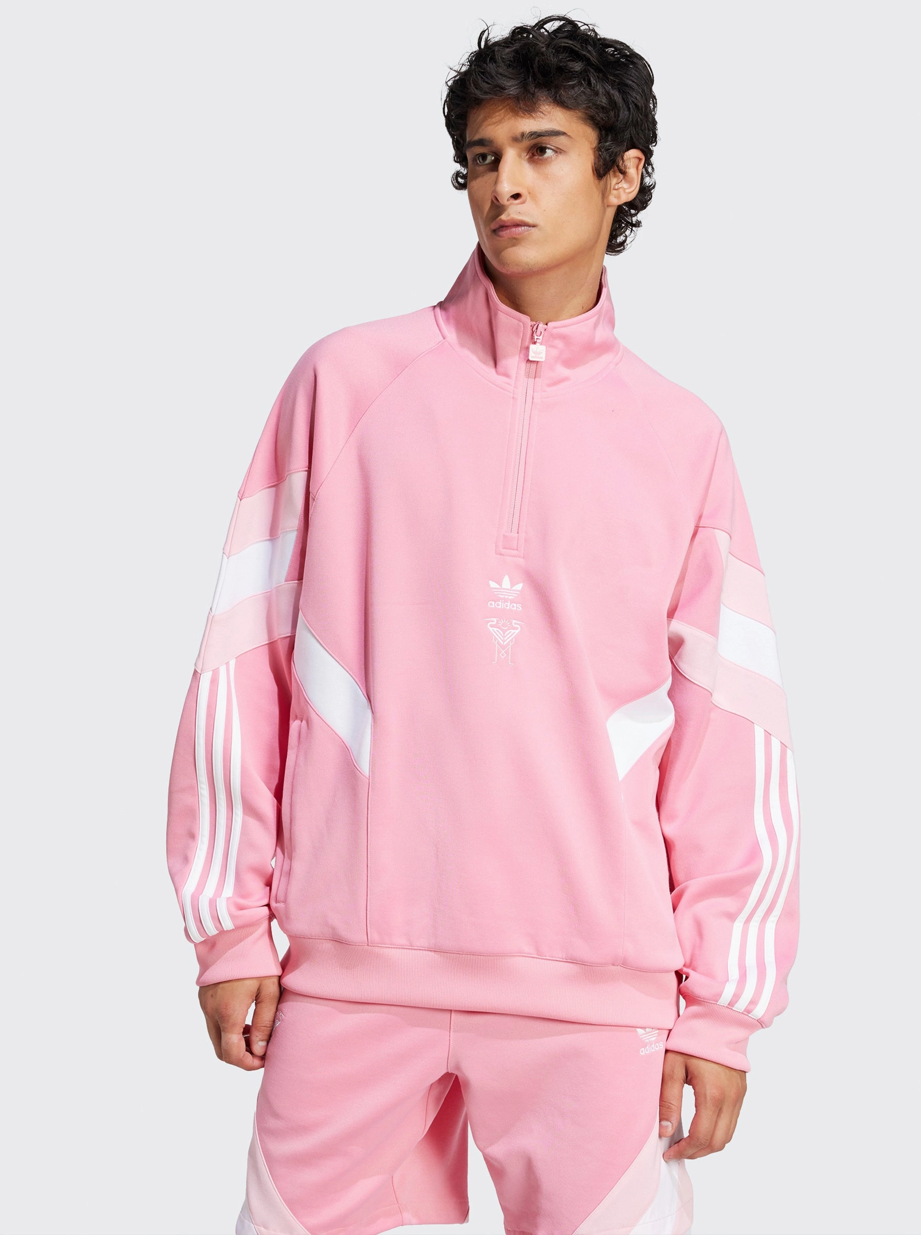 Rayon blend Casual Outfit Inter Miami CF Originals Half-Zip Crew Sweatshirt