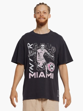 Popular Layered Collar Structure Inter Miami Flame Tee