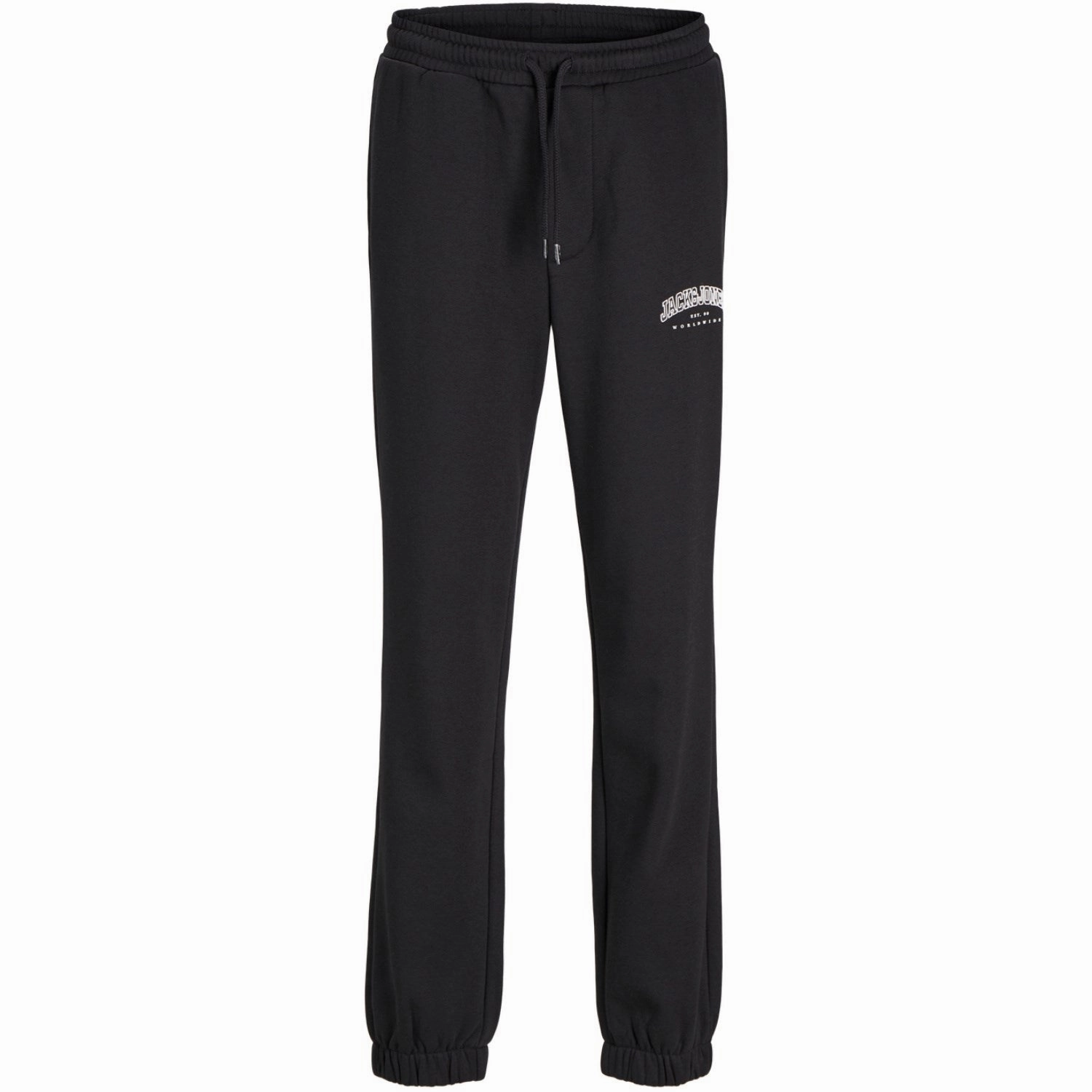 Jack & Jones Junior Black kane caleb Sweatpants GripperTapeDetails dirt-resistant