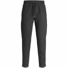 V-neck style Jack & Jones Junior Dark Grey Melange Relaxed Stace Smart Sweatpants