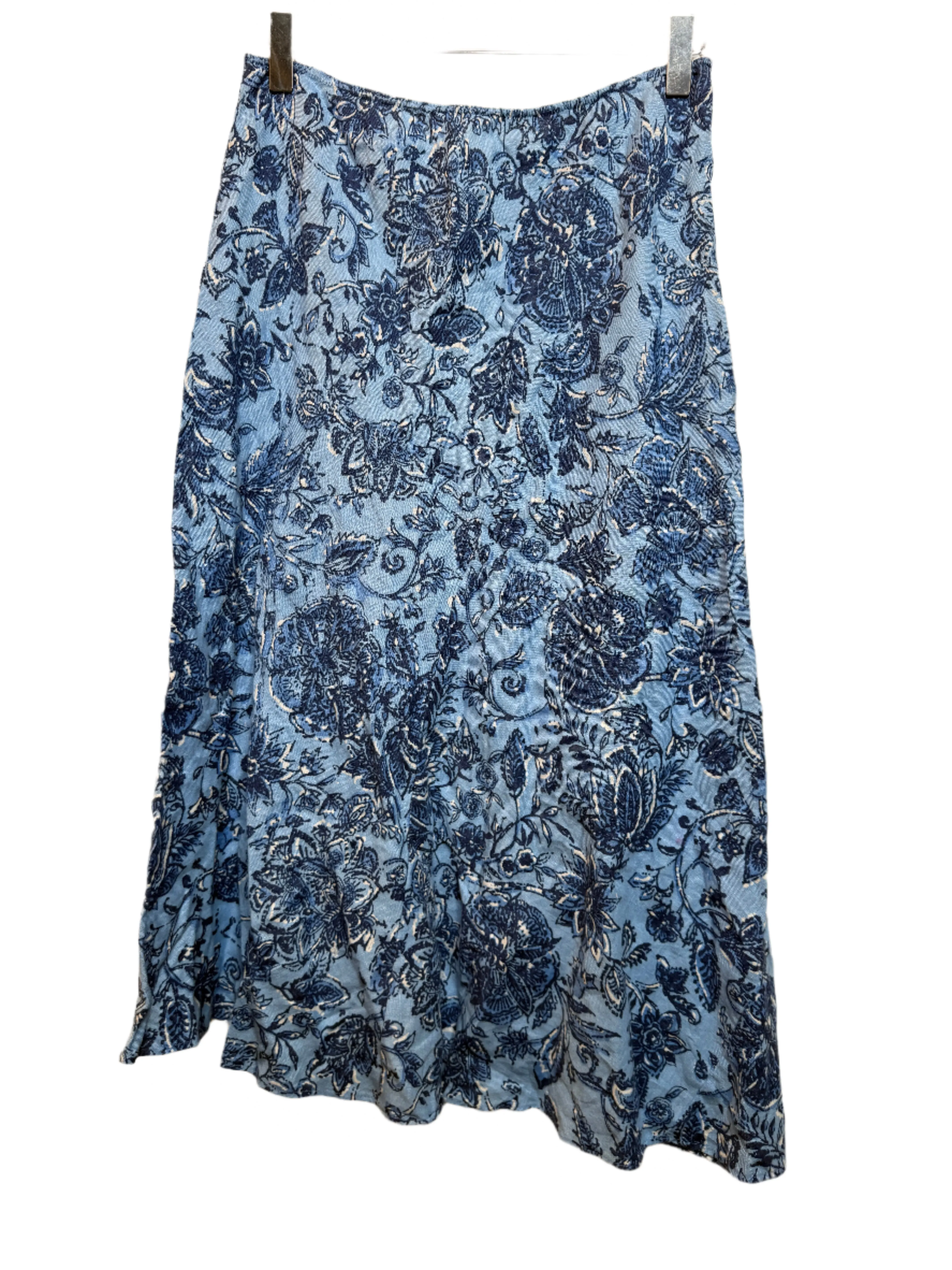 Anti Cling Technology JM Collection Women's Blue Skirt (Size M)