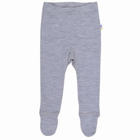 Gusseted Crotch Sporty Comfort Joha Leggings Wool Grey Melange