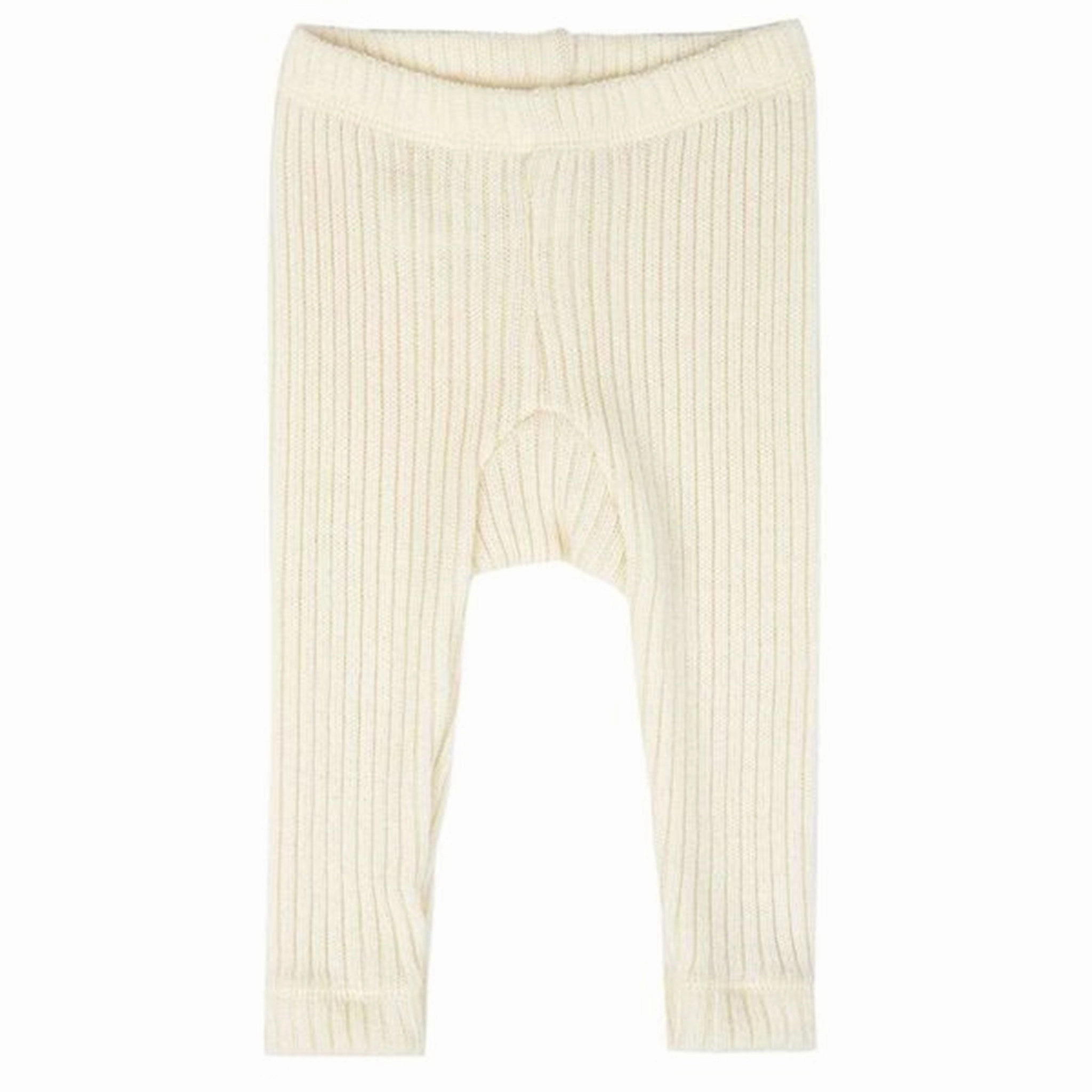 Joha Leggings Wool Grey Melange Fade Resistant Weekend Trip Silicone Hem Binding