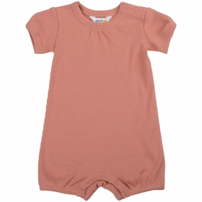 Durable Simple Clean Fresh Joha Salmon Summer Romper
