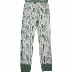 Joha Wool/Cotton Green AOP Leggings Body Flex