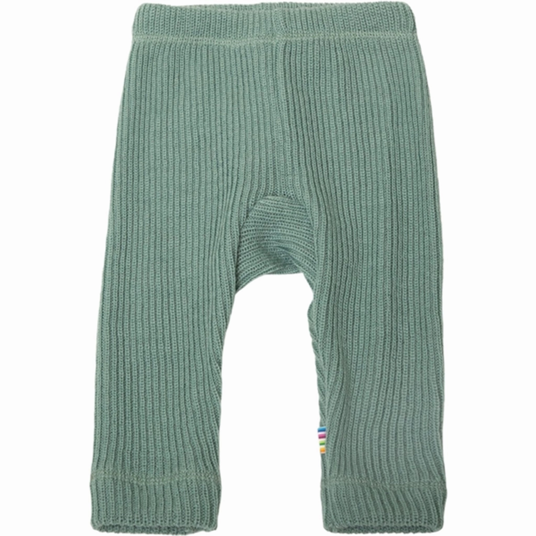 Joha Wool Green Leggings Casual Stretch Design