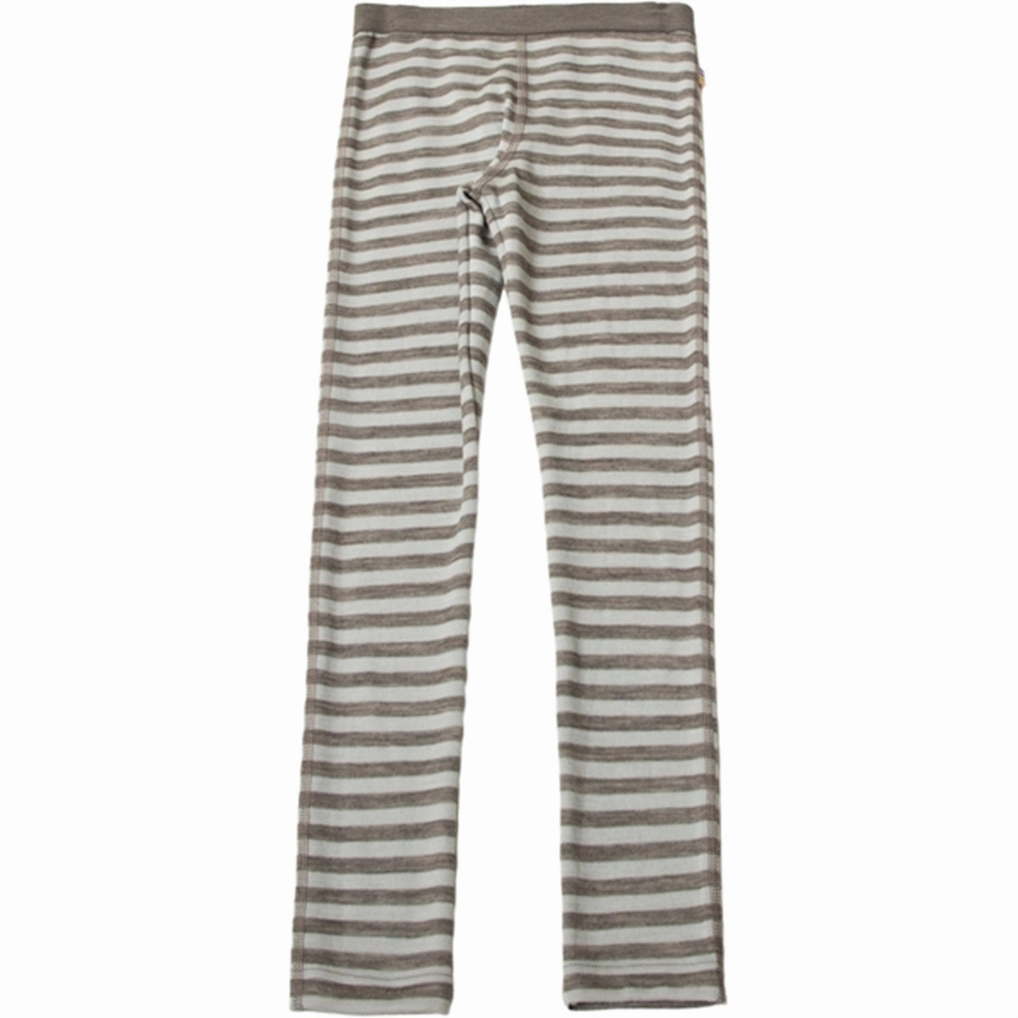 Joha Wool Leggings Mint Strip Chilly Comfort Running Outfit