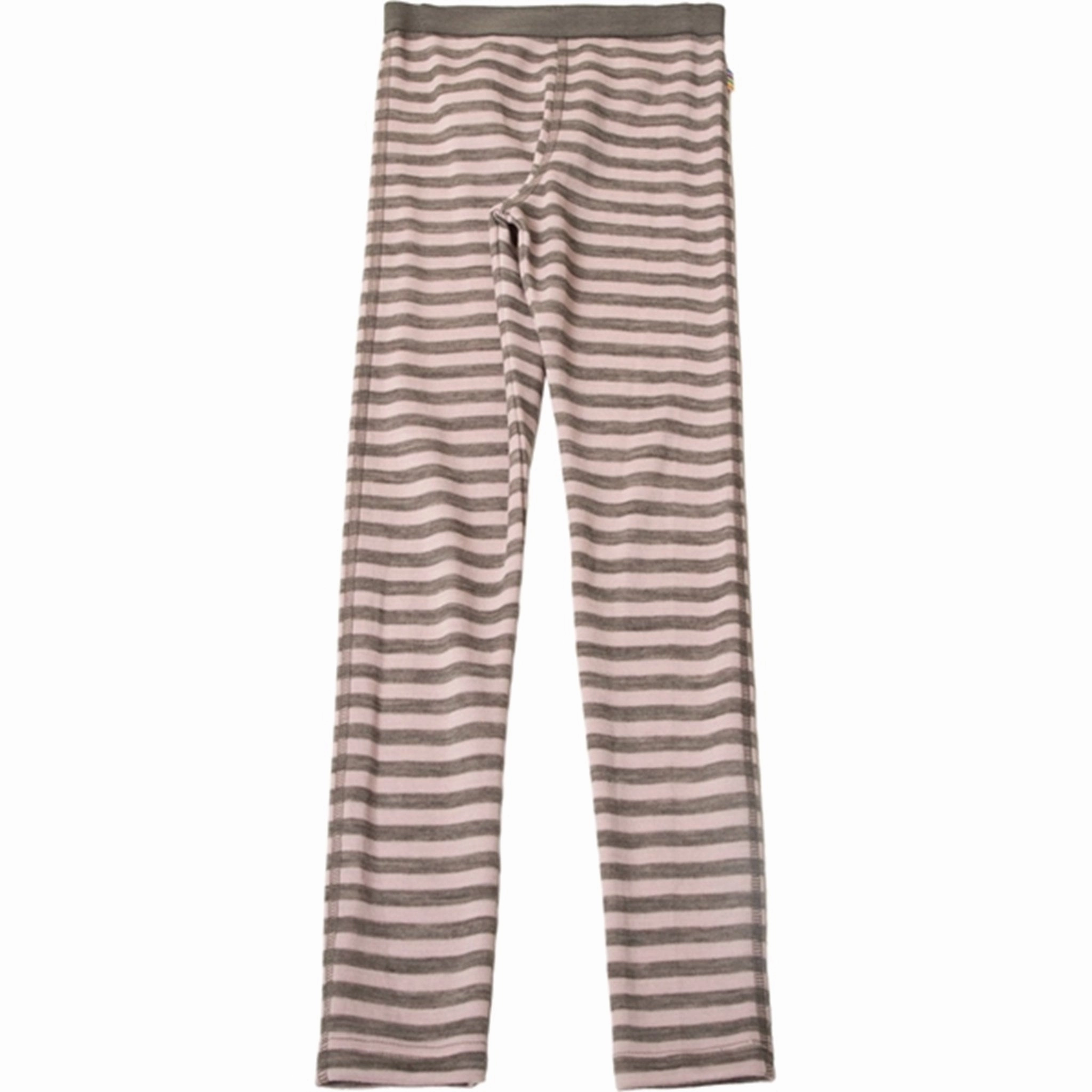 Joha Wool Pink Stripe Leggings Sleek Wearable