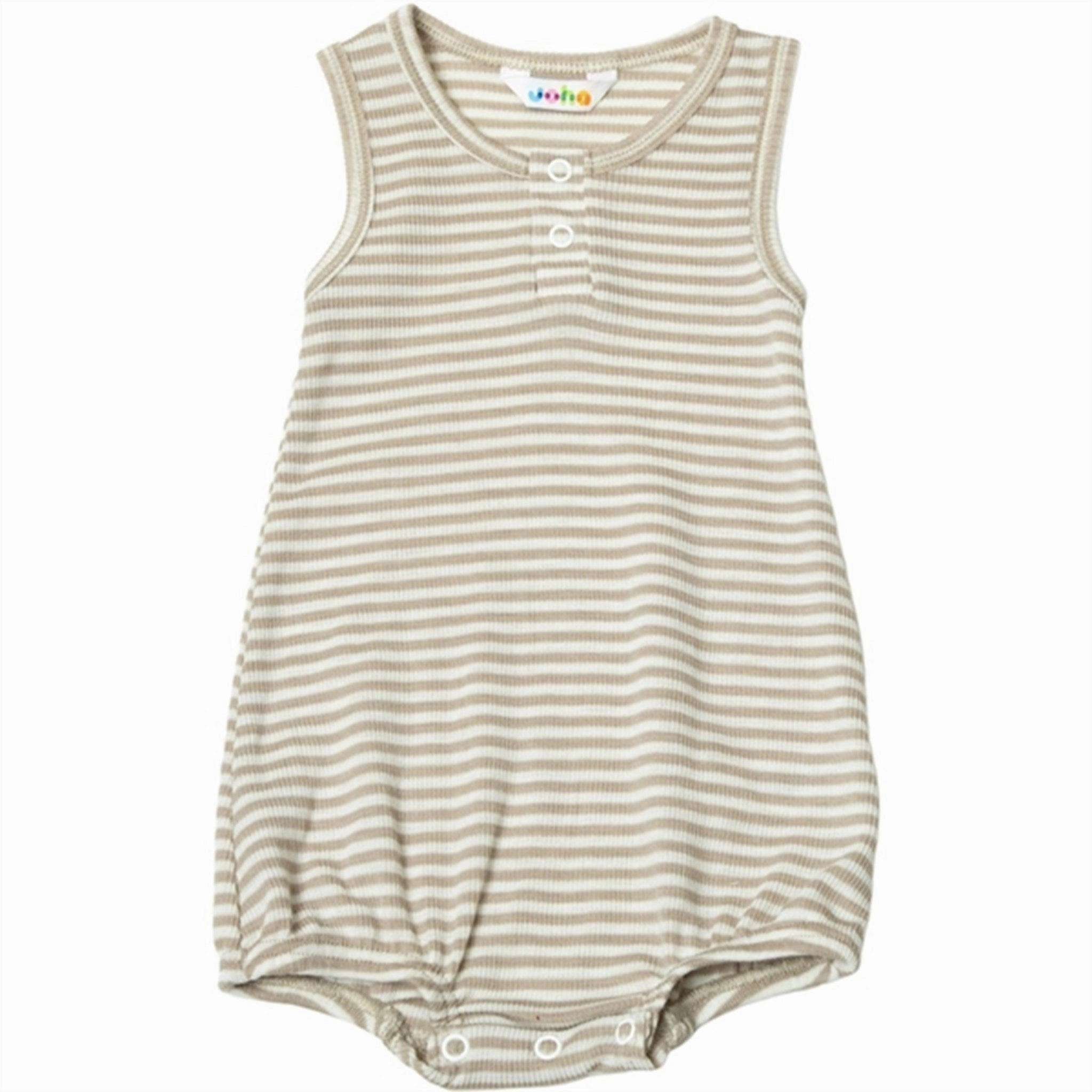 Joha Wool/Silk Beige Stripe Summersuit Dance Luxury Premium Soft