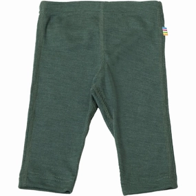 Joha Wool/Silk Dark Green Leggings Shape Wear Comfortable Movement