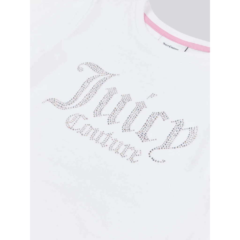 Practical Comfort Running Speed Juicy Couture Diamante Fitted Tee Junior