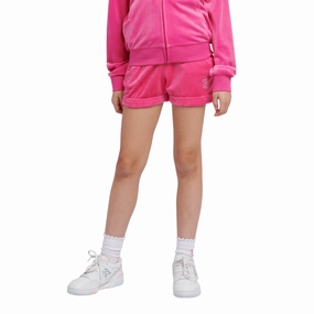 High-End Quality Juicy Couture Diamante Velour Short Junior