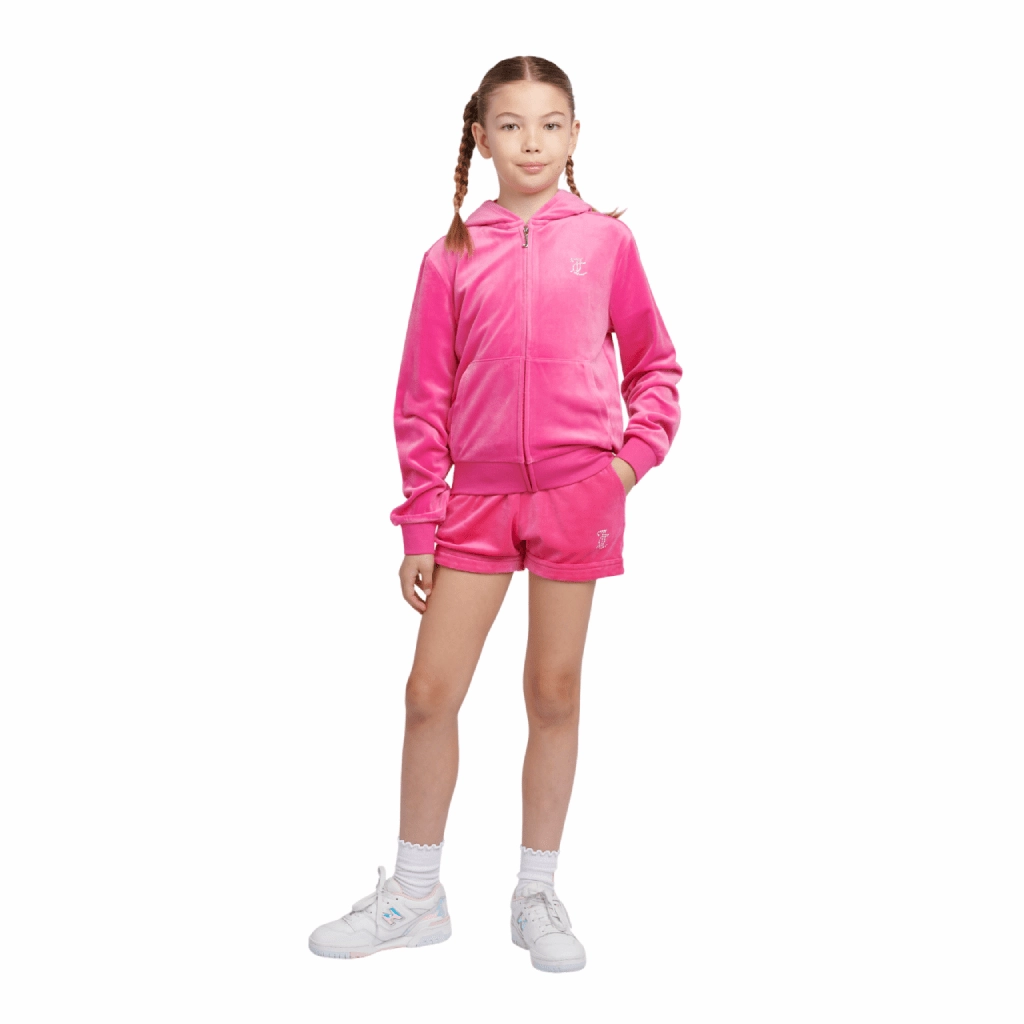 surf wear Subtle Charm Juicy Couture Diamante Velour Short Junior